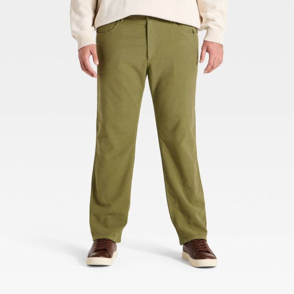 Men’s Stretch Terry 5-Pocket Pants - Goodfellow & Co Green 36x32